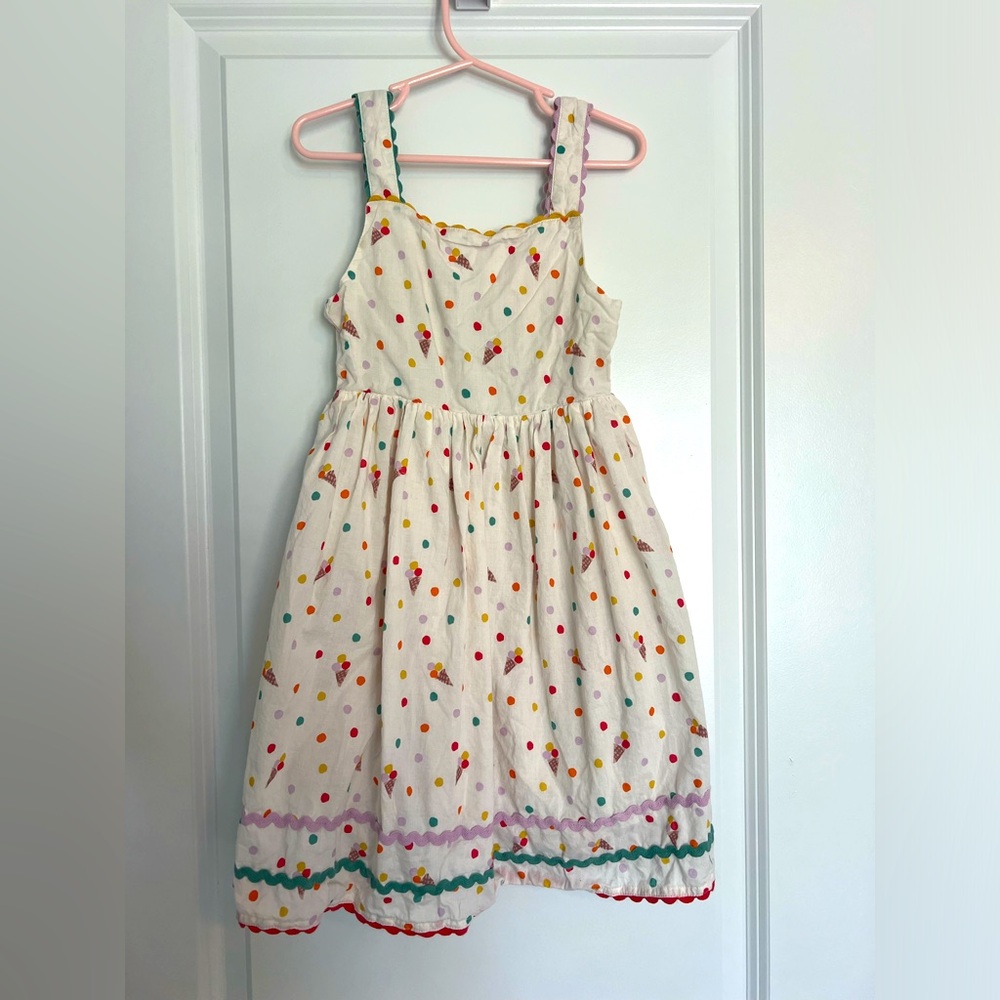 Cute Boden ice cream dress size 7 EUC